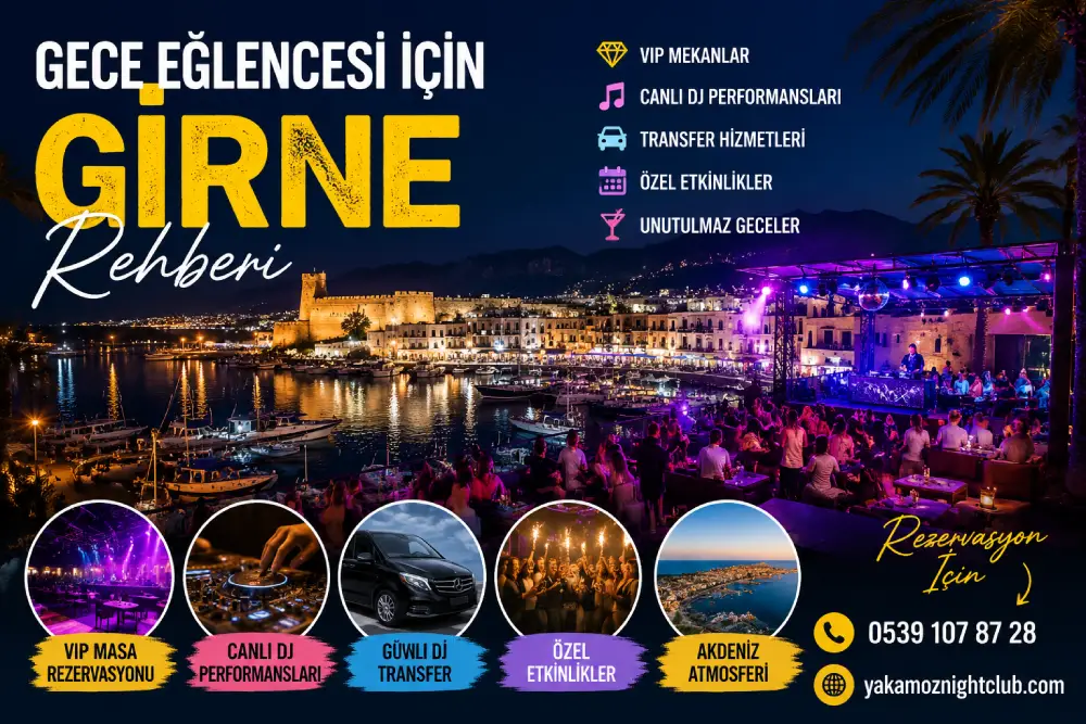 🌙 Akdeniz Gecelerinde Eğlence Atmosferi Gece Eğlencesi İçin Girne Rehberi | VIP Night Club Deneyimi 2026